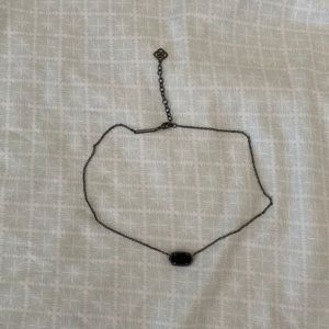 All black Kendra Scott necklace (willing to negotiate price)